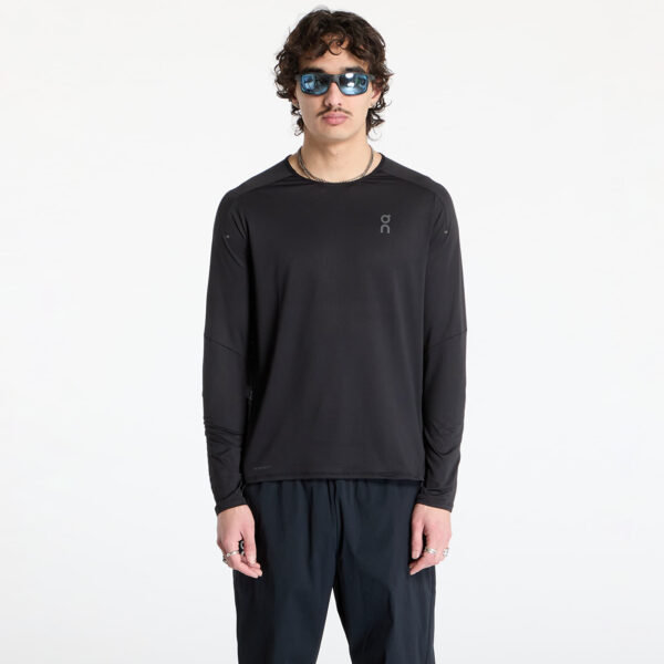 Póló On Performance Long Sleeve Tee Black/ Eclipse S-alacsony-ár