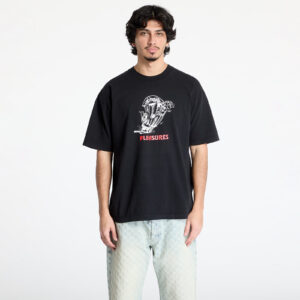Póló PLEASURES 9Th Street T-Shirt Black S-alacsony-ár