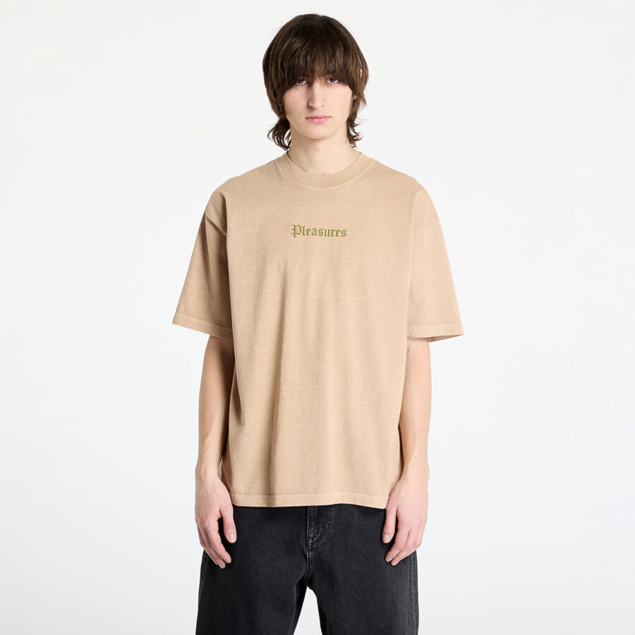 Póló PLEASURES Burn Again T-Shirt Mushroom XXL-alacsony-ár