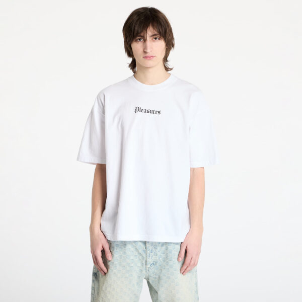 Póló PLEASURES Burn Again T-Shirt White S-alacsony-ár