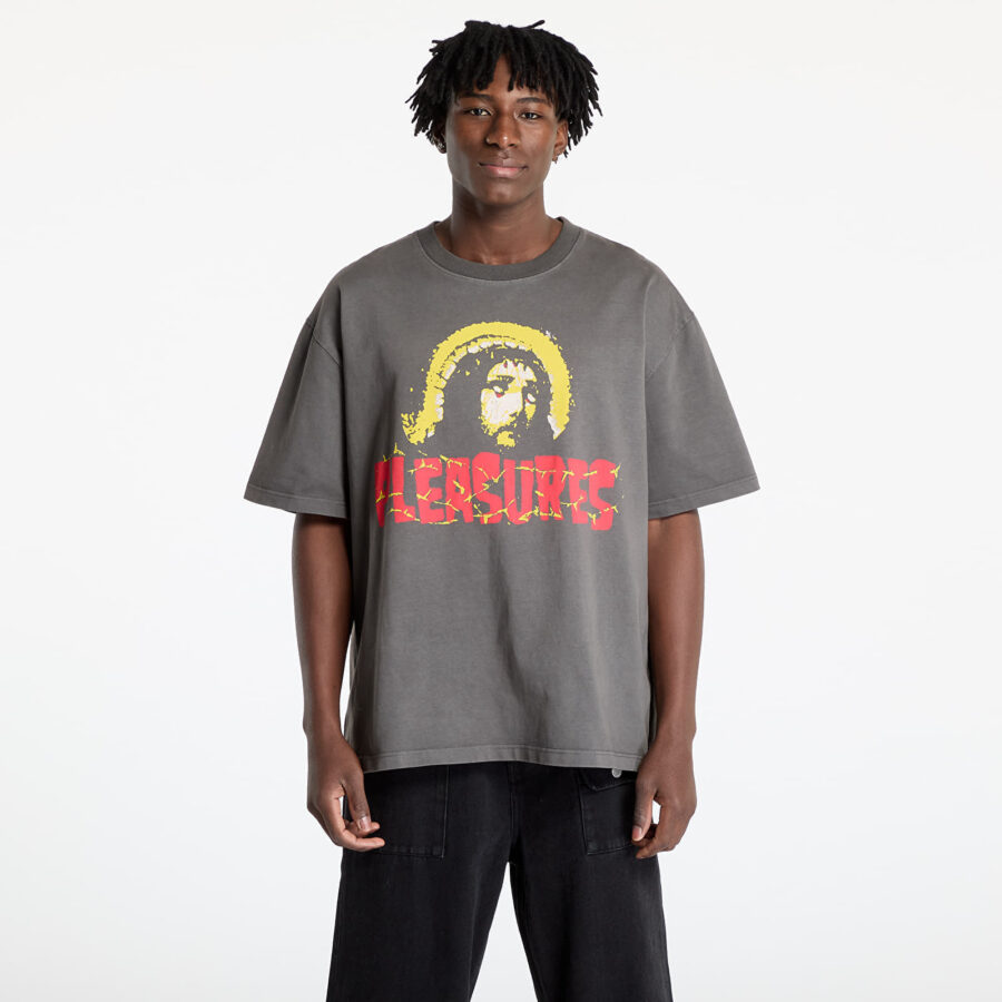 Póló PLEASURES Chosen Heavyweight T-Shirt Black M-alacsony-ár