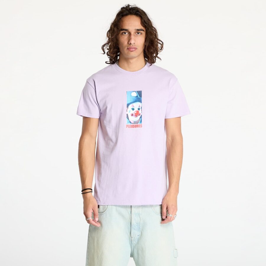 Póló PLEASURES Clown T-Shirt Orchid S-alacsony-ár