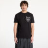 Póló PLEASURES Connected T-Shirt Black S-alacsony-ár