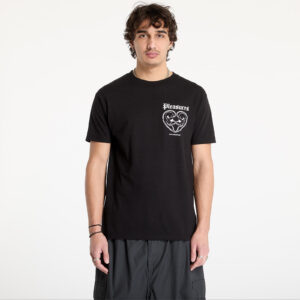 Póló PLEASURES Connected T-Shirt Black S-alacsony-ár