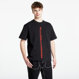 Póló PLEASURES Drag Heavyweight T-Shirt Black S-alacsony-ár