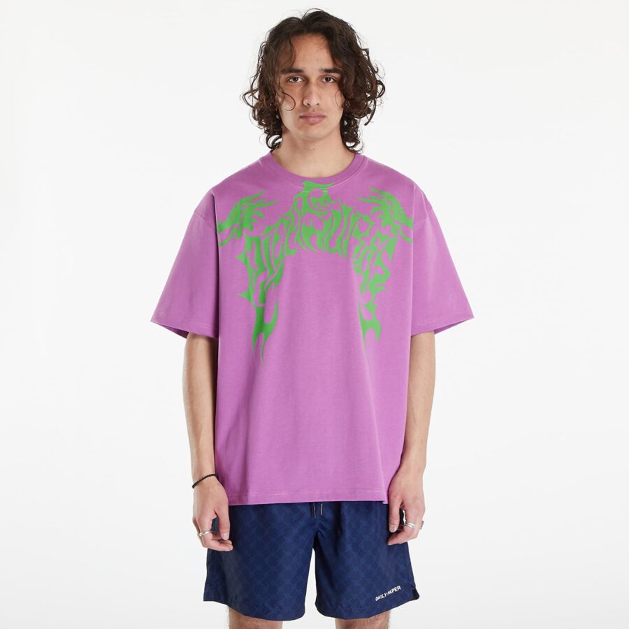 Póló PLEASURES Dragon Heavyweight Shirt Purple S-alacsony-ár