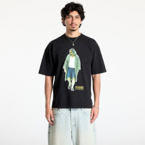 Póló PLEASURES Dude T-Shirt Black S-alacsony-ár