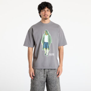 Póló PLEASURES Dude T-Shirt Charcoal S-alacsony-ár