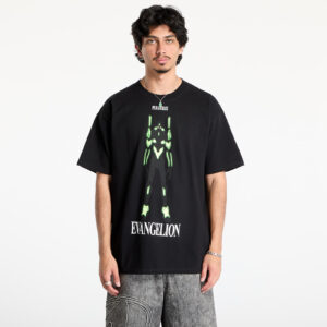 Póló PLEASURES Eva 1 T-Shirt Black S-alacsony-ár