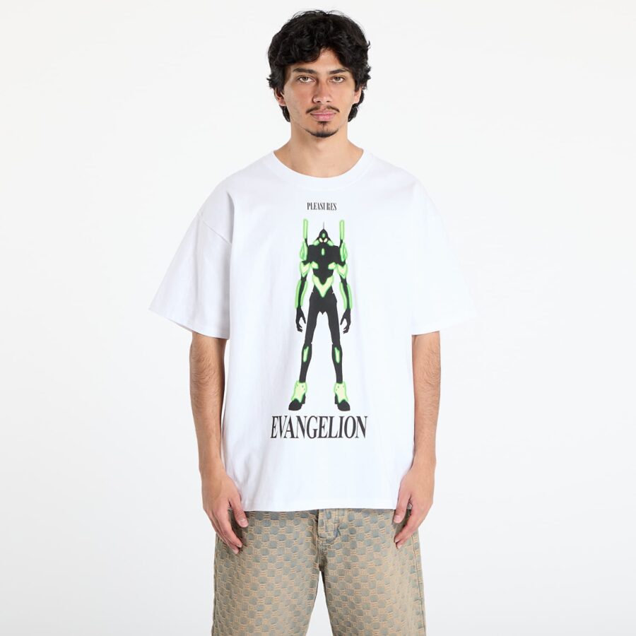Póló PLEASURES Eva 1 T-Shirt White S-alacsony-ár