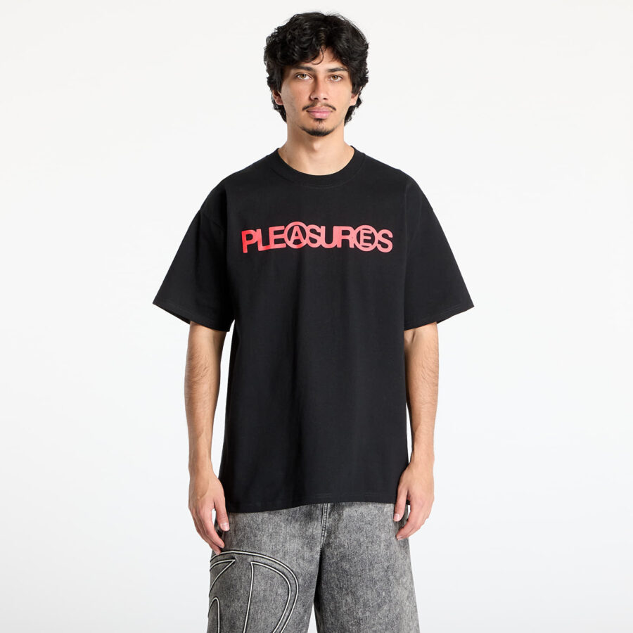 Póló PLEASURES Fanzine T-Shirt Black M-alacsony-ár