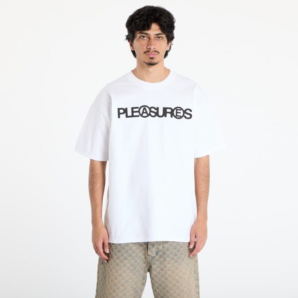 Póló PLEASURES Fanzine T-Shirt White S-alacsony-ár