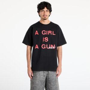 Póló PLEASURES Girl Is A Gun T-Shirt Black S-alacsony-ár