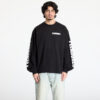 Póló PLEASURES Impact Staff Long Sleeve T-Shirt Black M-alacsony-ár