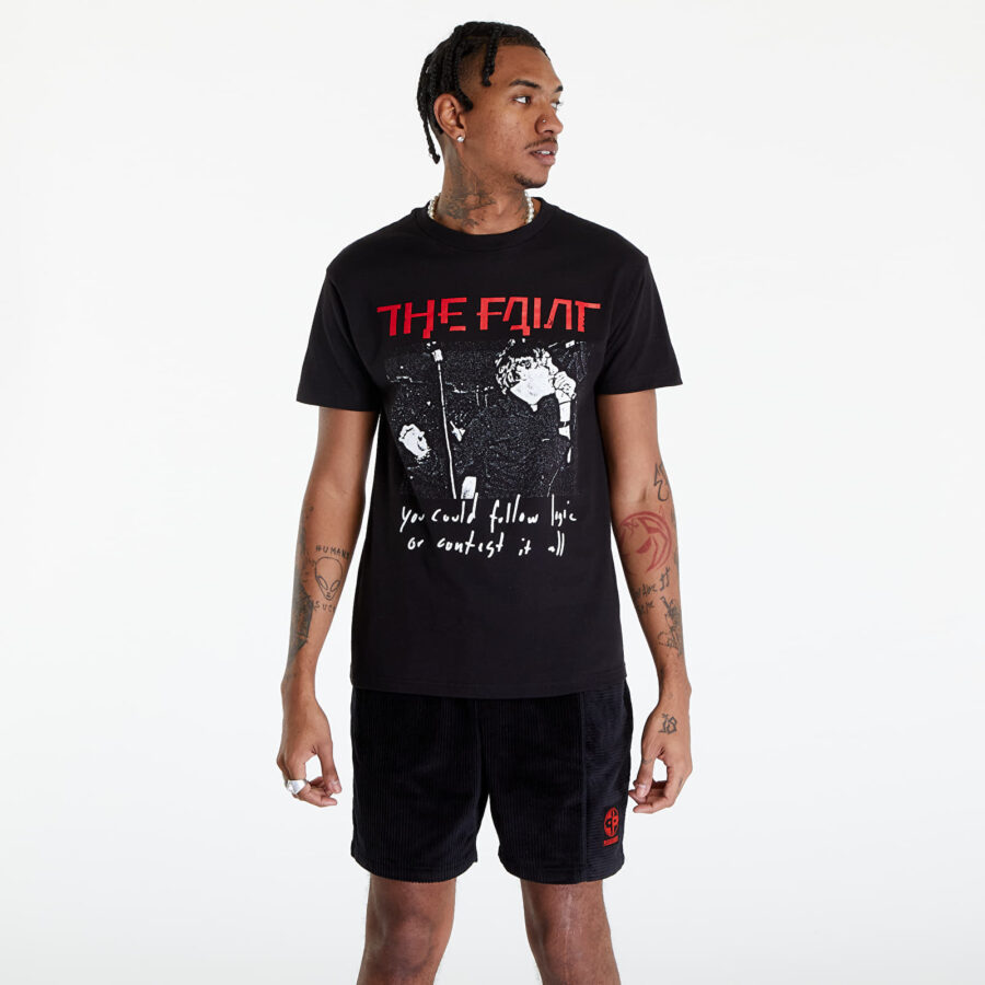 Póló PLEASURES Logic T-Shirt Black S-alacsony-ár