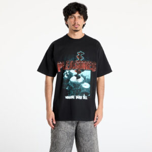 Póló PLEASURES Migraine T-Shirt Black Edge S-alacsony-ár