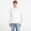 Póló PLEASURES Oe Heavyweight Long Sleeve Tee White S-alacsony-ár