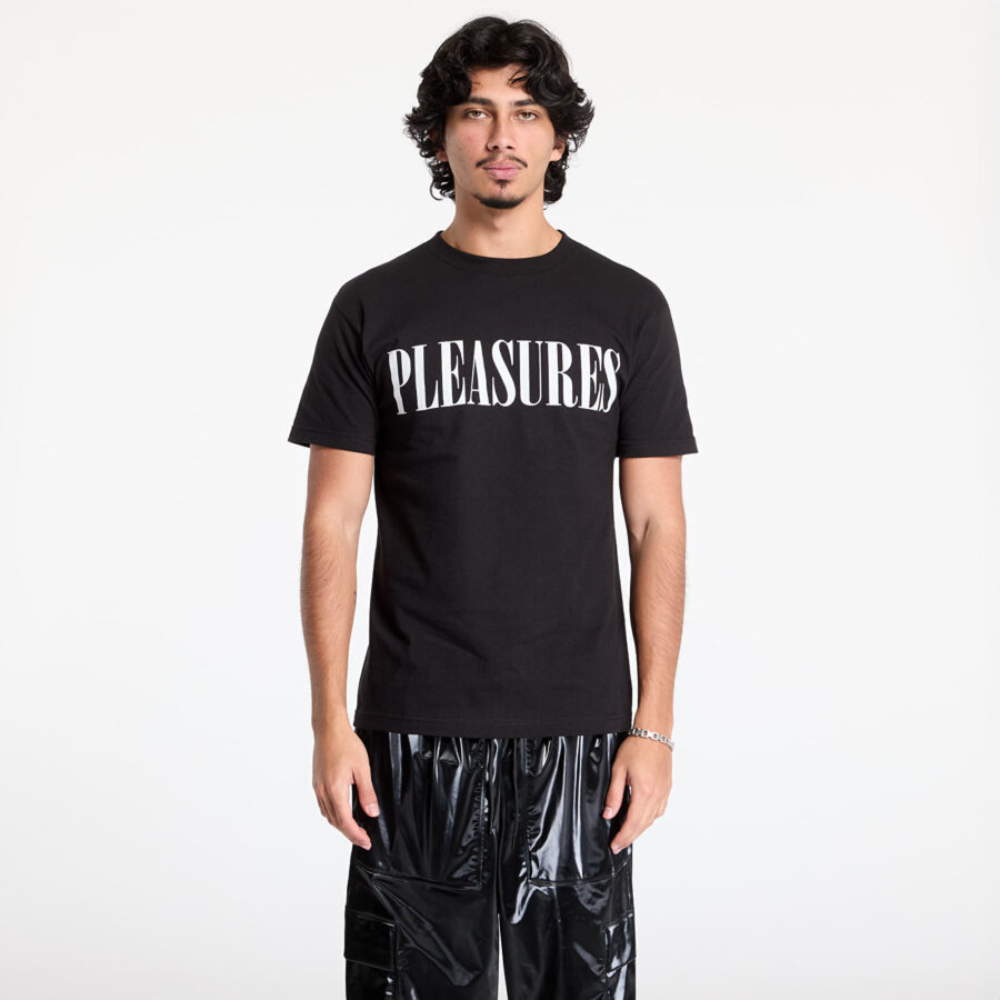 Póló PLEASURES Onyx 24 T-Shirt Black S-alacsony-ár