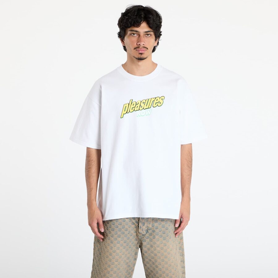 Póló PLEASURES Quench T-Shirt White S-alacsony-ár