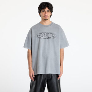 Póló PLEASURES Sandblast T-Shirt Dark Silver S-alacsony-ár
