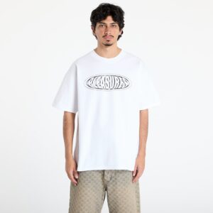 Póló PLEASURES Sandblast T-Shirt White S-alacsony-ár