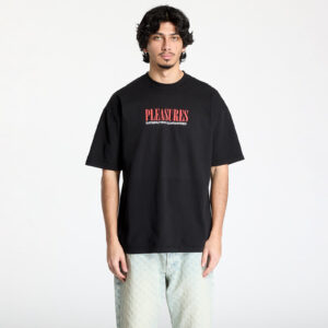 Póló PLEASURES Satisfaction T-Shirt Black XL-alacsony-ár