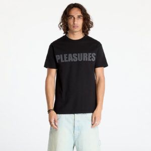 Póló PLEASURES Security T-Shirt Black S-alacsony-ár