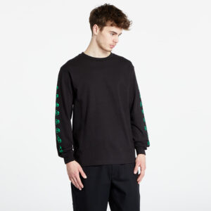 Póló PLEASURES Sign Long Sleeve T-Shirt Black S-alacsony-ár