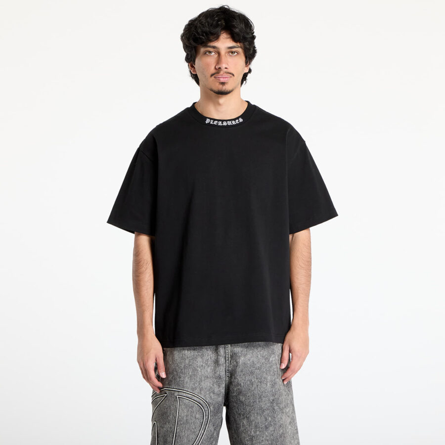 Póló PLEASURES Sorrow Heavyweight Shirt Black S-alacsony-ár