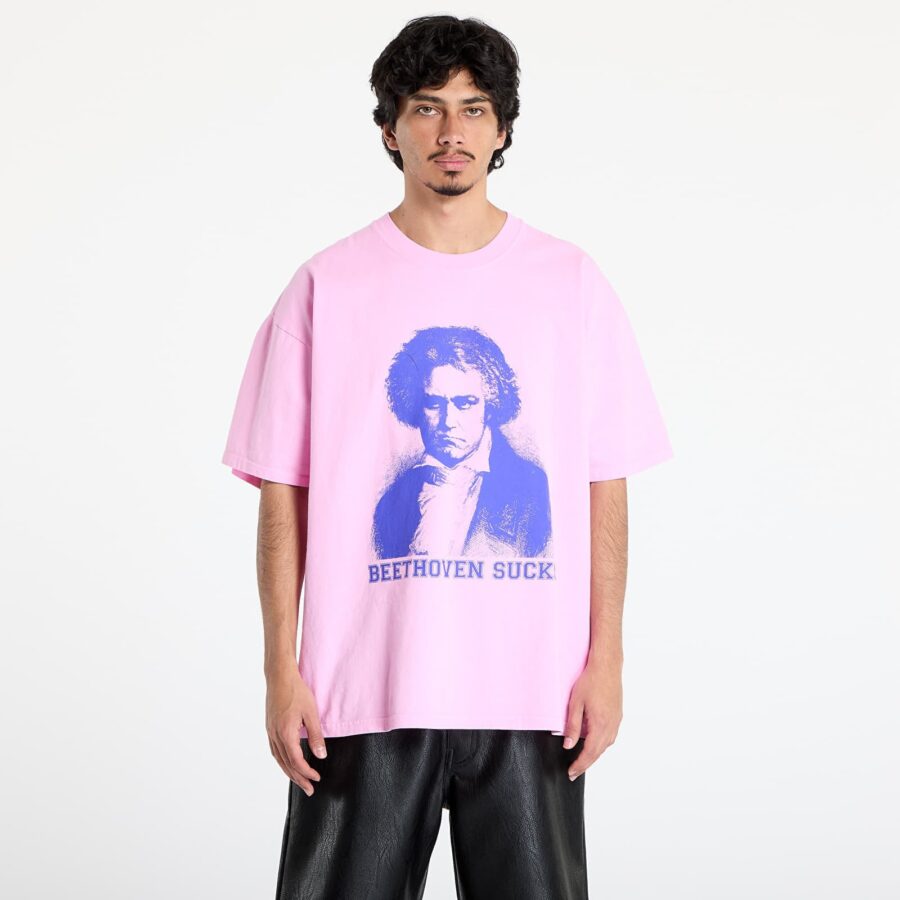 Póló PLEASURES Symphony T-Shirt Pink S-alacsony-ár