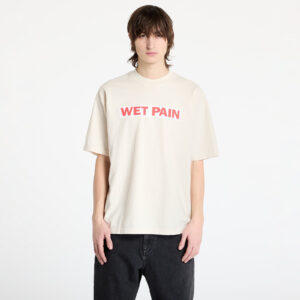 Póló PLEASURES Wet Pain T-Shirt Cream S-alacsony-ár