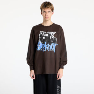 Póló PLEASURES x Slipknot Compass Long Sleeve T-Shirt Brown M-alacsony-ár