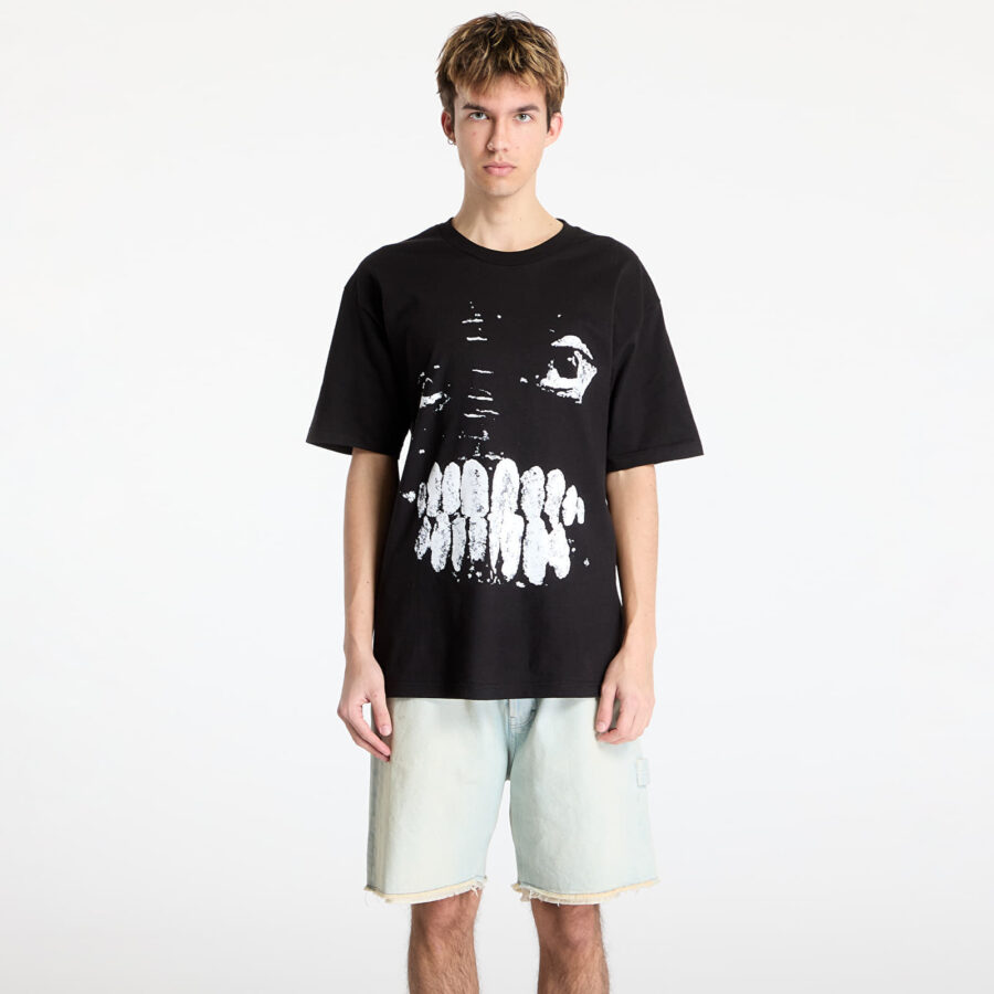 Póló PLEASURES x Slipknot Teeth T-Shirt Black S-alacsony-ár