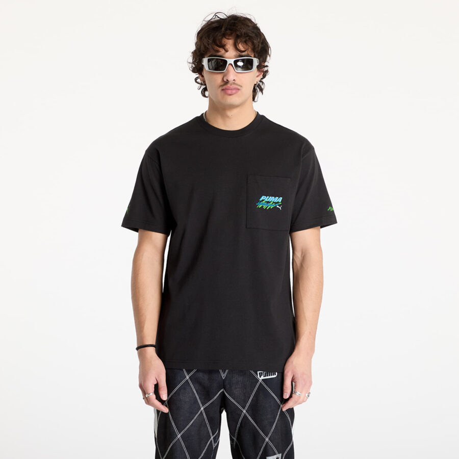 Póló PUMA X A$AP ROCKY Pocket T-Shirt Puma Black M-alacsony-ár