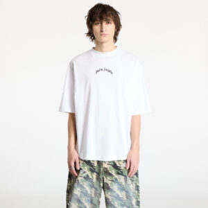 Póló Palm Angels Back Curved Logo Oversized Tee Off White/ Black XS-alacsony-ár