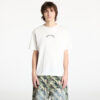 Póló Palm Angels Back Curved Logo Slim Tee Off White/ Black L-alacsony-ár