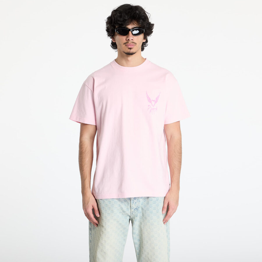 Póló Patta Angelwings T-Shirt UNISEX Sweet Lilac L-alacsony-ár