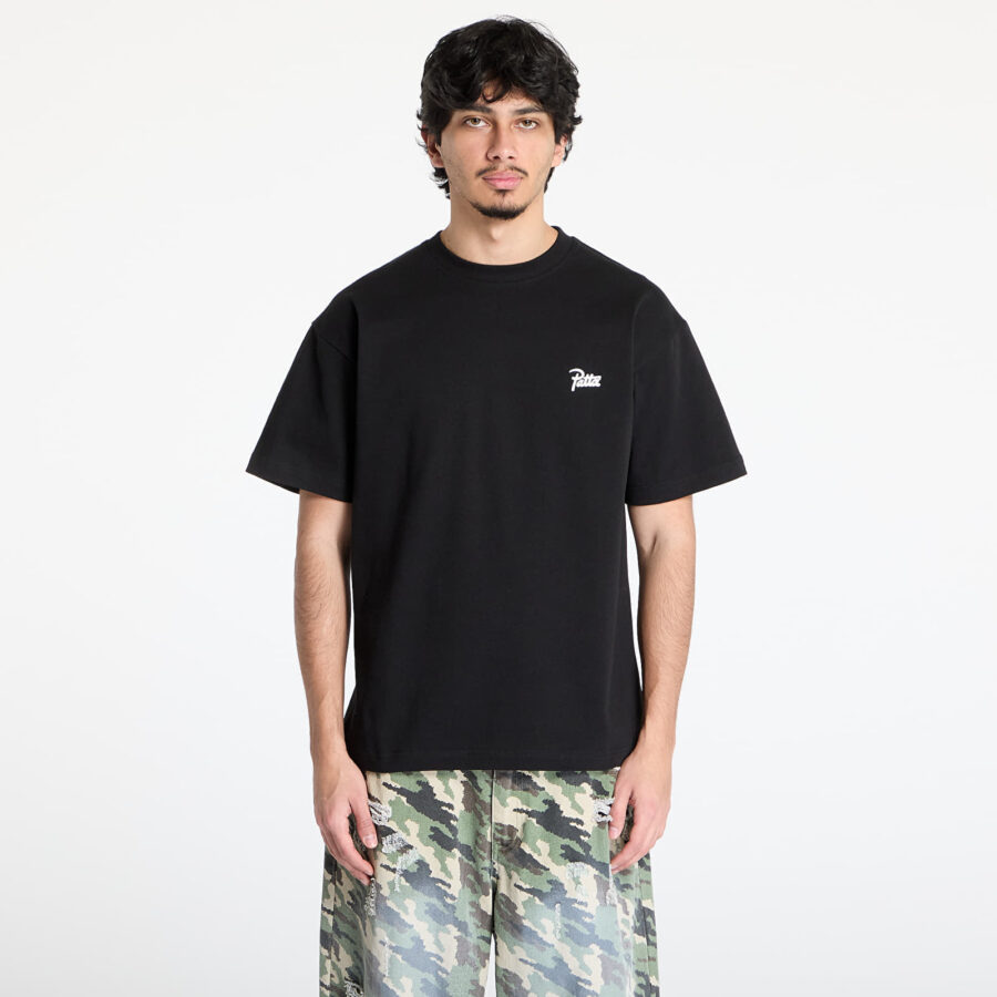 Póló Patta Bark T-Shirt UNISEX Black XS-alacsony-ár