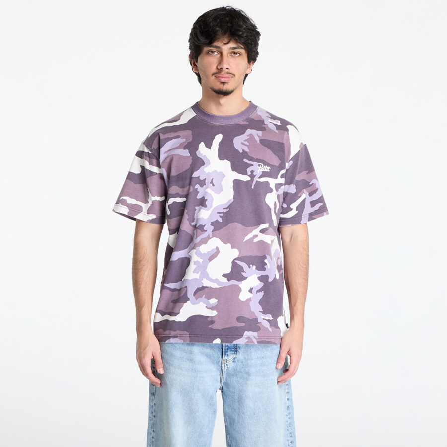 Póló Patta Basic Woodland Camo T-Shirt UNISEX Navy Cosmos XS-alacsony-ár