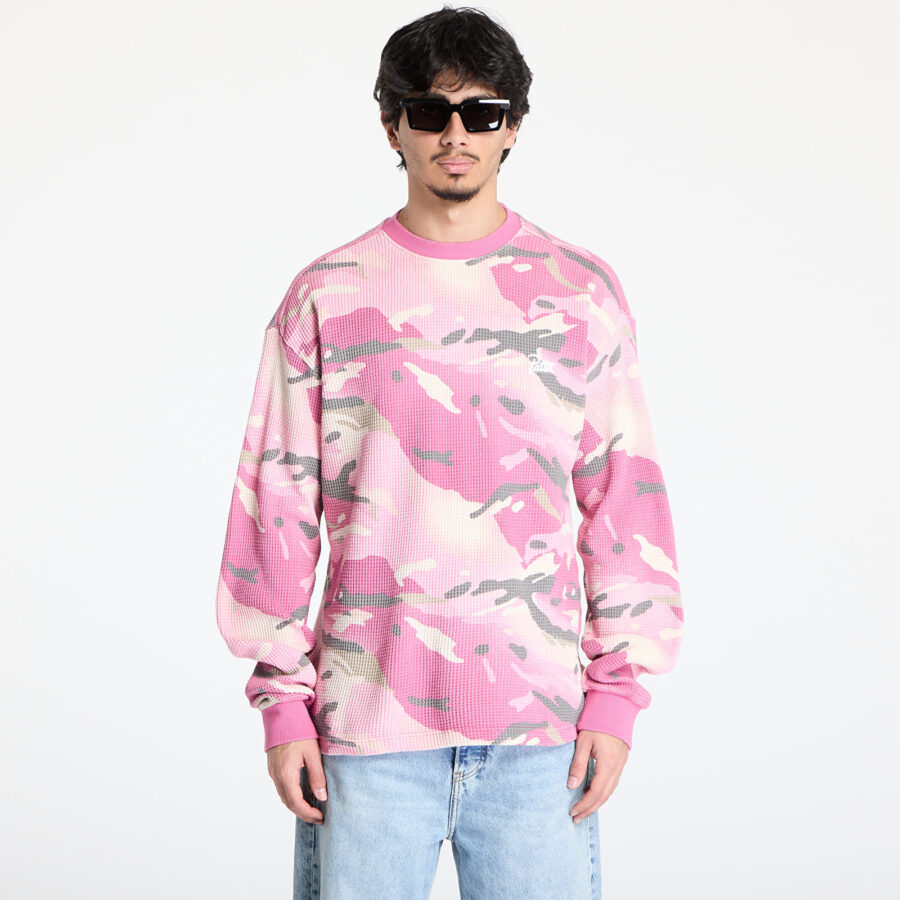 Póló Patta Cactus Flower Camo Waffle Longsleeve T-Shirt UNISEX Cactus Flower XS-alacsony-ár