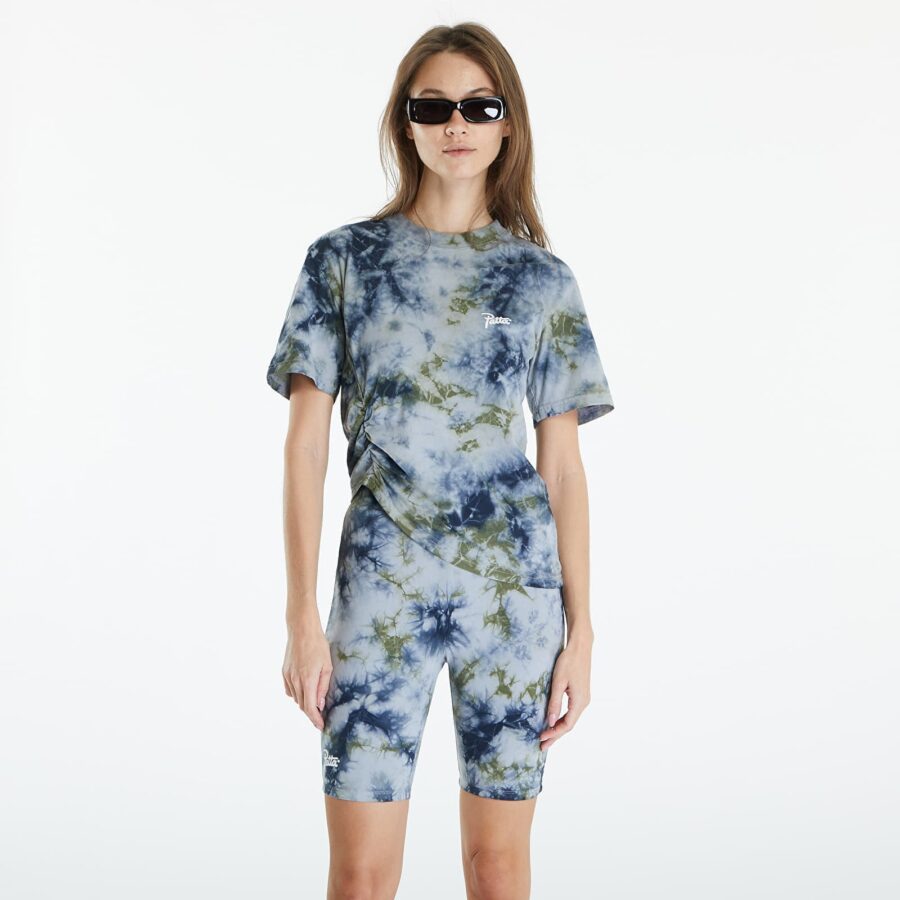 Póló Patta Femme Tie Dye Cropped Ruched T-Shirt Quarry XS-alacsony-ár