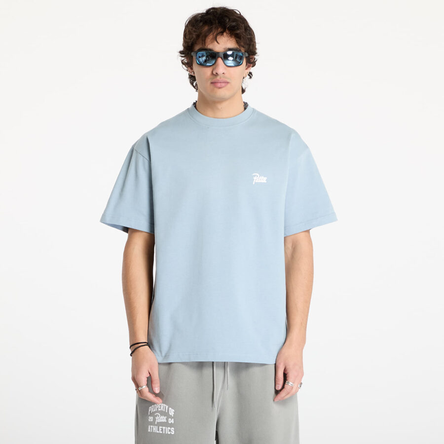 Póló Patta Homerun T-Shirt UNISEX Dusty Blue XS-alacsony-ár