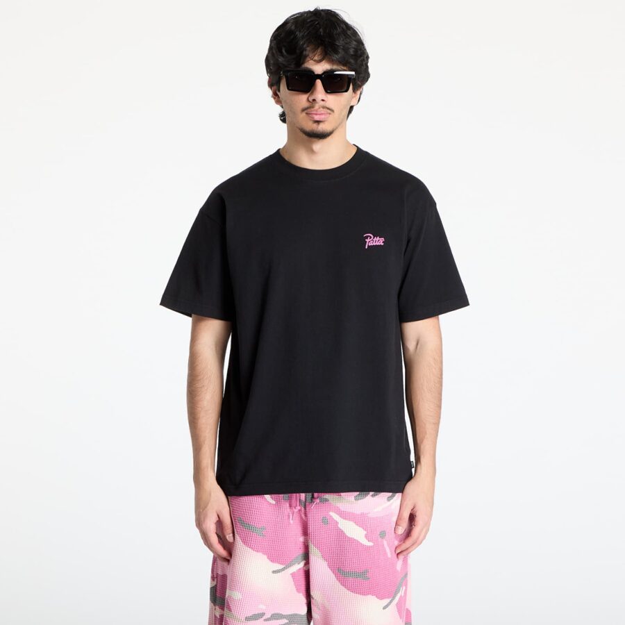 Póló Patta Postcard T-Shirt UNISEX Black XS-alacsony-ár