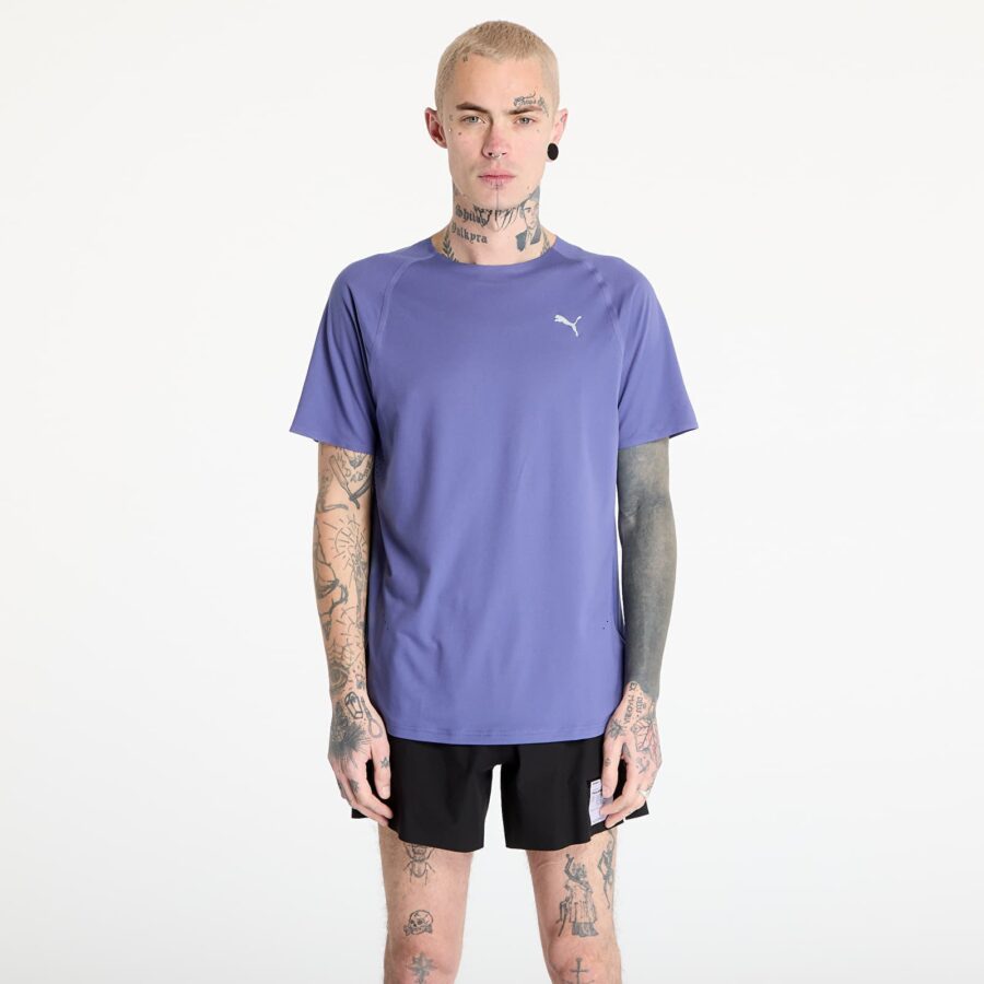 Póló Puma M Run Cloudspun Tee Blue Crystal S-alacsony-ár