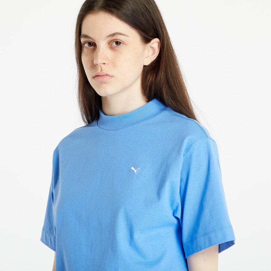 Póló Puma x YONA SUNPŌ Mock Neck Tee Dusky Blue L-alacsony-ár