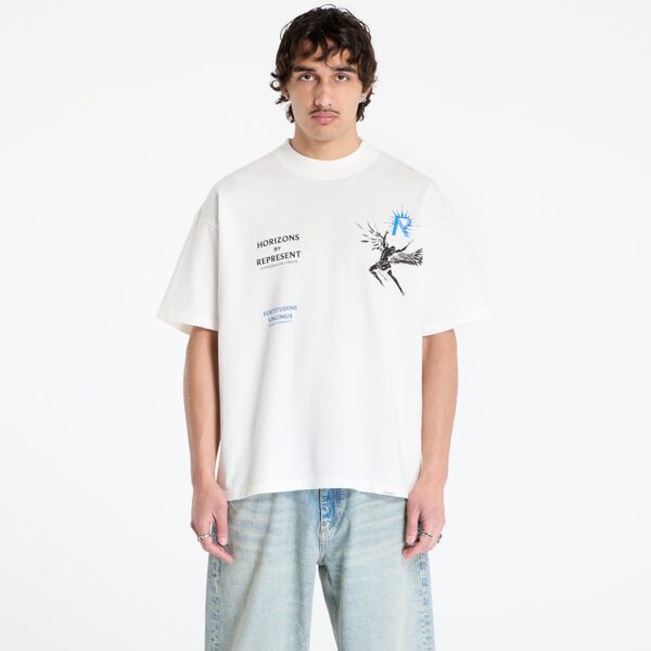 Póló REPRESENT Icarus T-Shirt Flat White L-alacsony-ár