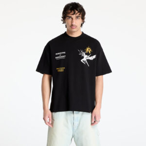 Póló REPRESENT Icarus T-Shirt Jet Black L-alacsony-ár