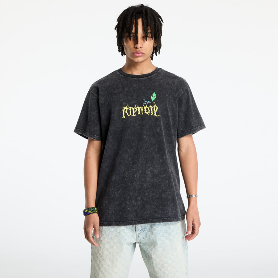 Póló RIPNDIP Electric Tee Black Wash S-alacsony-ár
