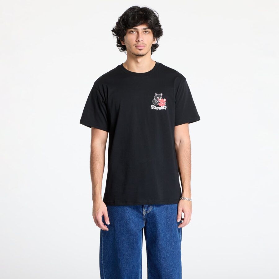 Póló RIPNDIP Masked Jerm Tee Black S-alacsony-ár