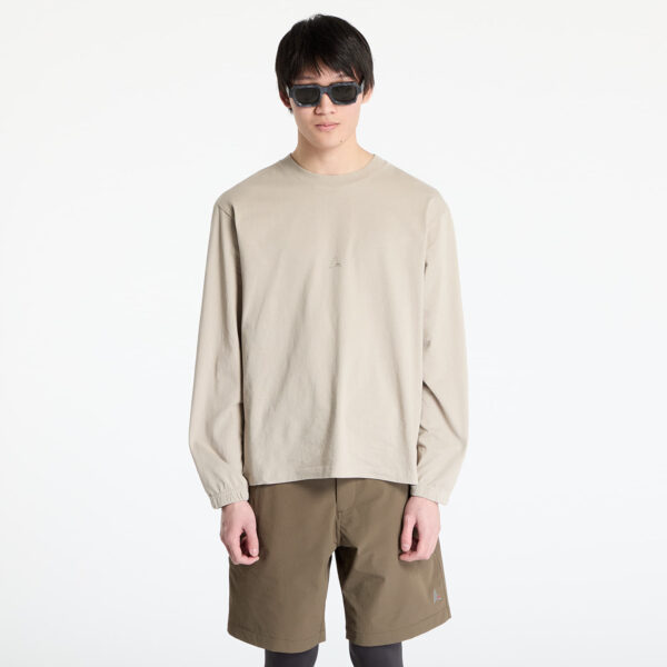 Póló ROA Logo Long Sleeve Light Grey S-alacsony-ár